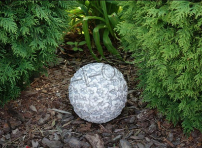Ball 23cm Sculpture Design Figure Statue Garden Figures Decorative Statues